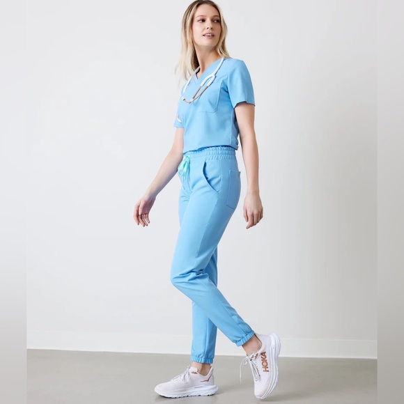 Grade Malade Light Blue Scrub set XS - Picture 6 of 6